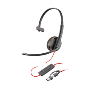 Diademas Hp Poly BlackWire 3210 Mono