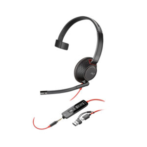 Diademas Hp Poly BlackWire 5210 Mono USB + 3.5