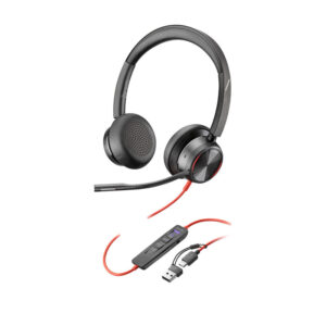 Diademas Hp Poly BlackWire 8225 Dual USB