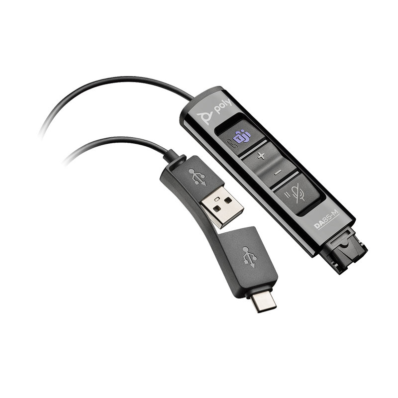 Adaptador HP Poly DA85 USB a QD